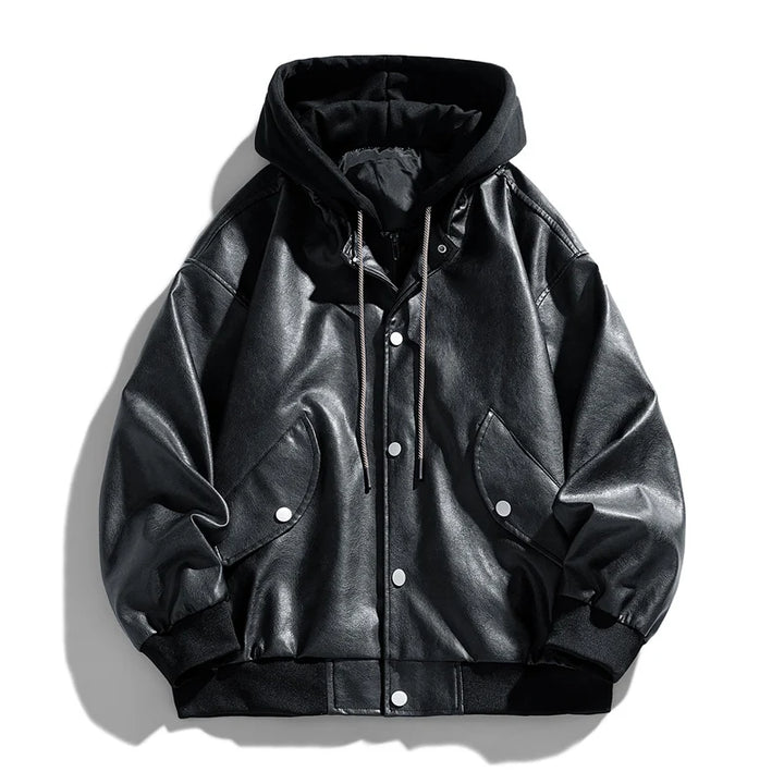 Ravaro Hooded Leather Jacket