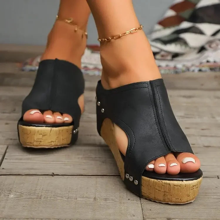 Soleia Cork Wedges