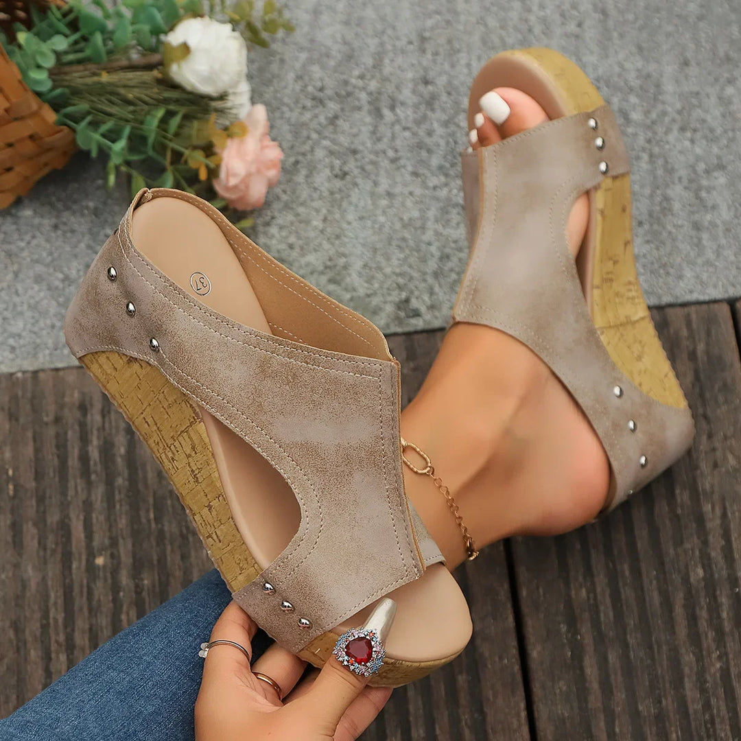 Soleia Cork Wedges