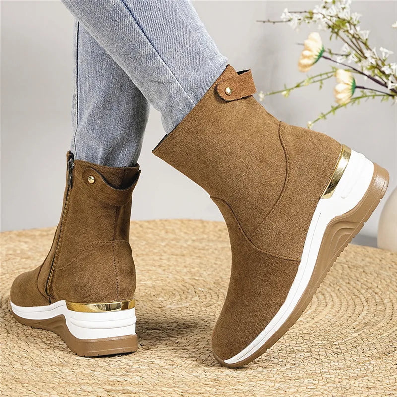 Elara Step Zip Boots