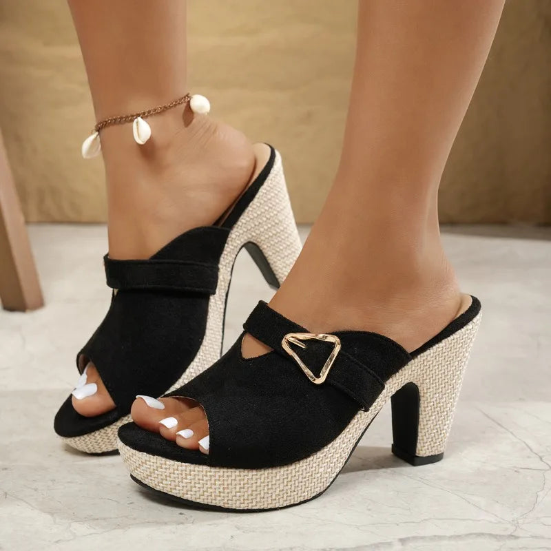 Alessia Platform Mules
