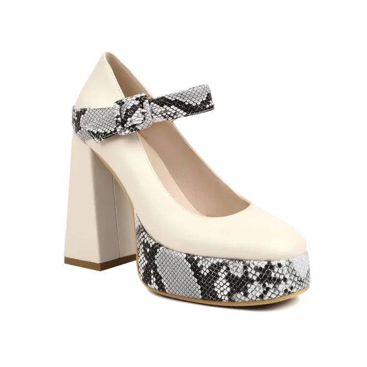 Serafina Leather Heels