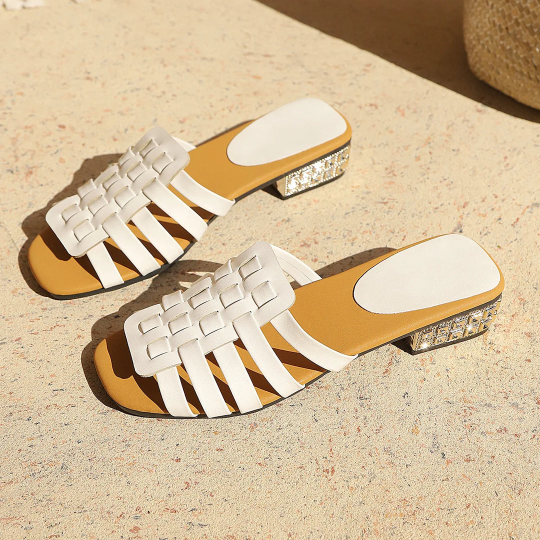 Arabella Woven Slides