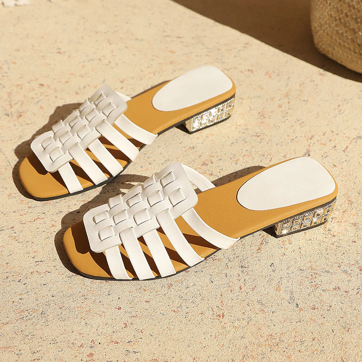 Arabella Woven Slides