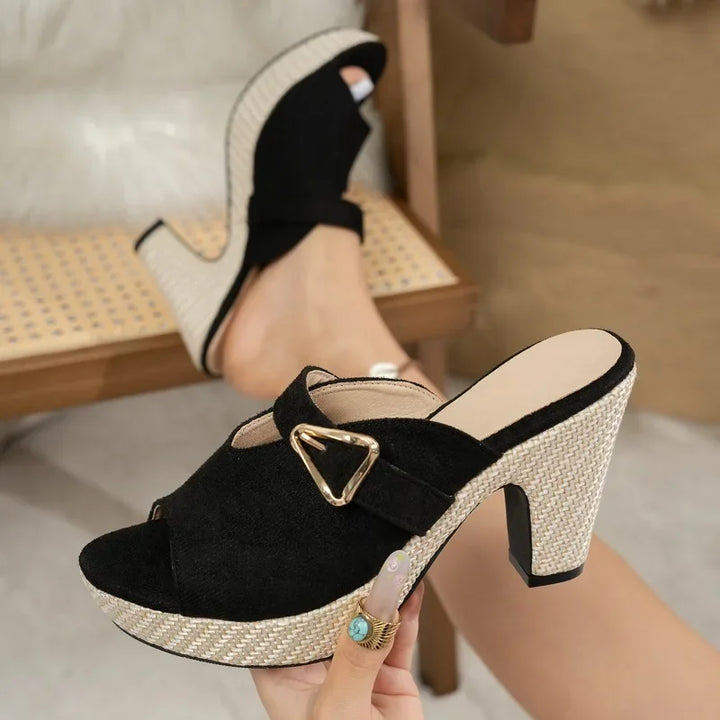Alessia Platform Mules