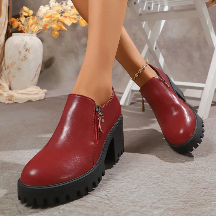 Ravella Forge Leather Heels