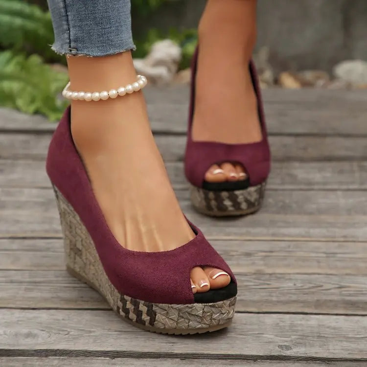 Calista Woven Wedges
