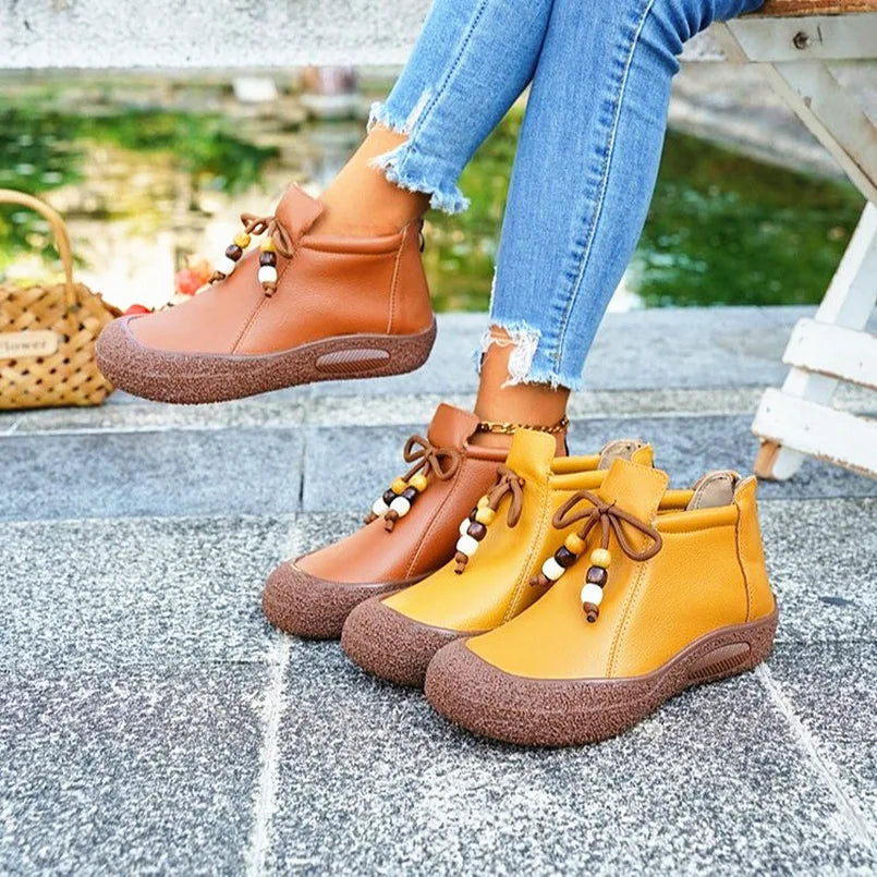 Zorena Leather Rise Boots