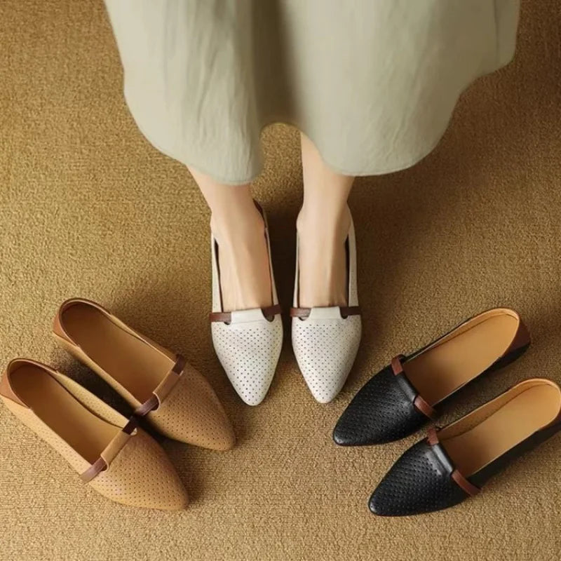 Calira Leather Heels