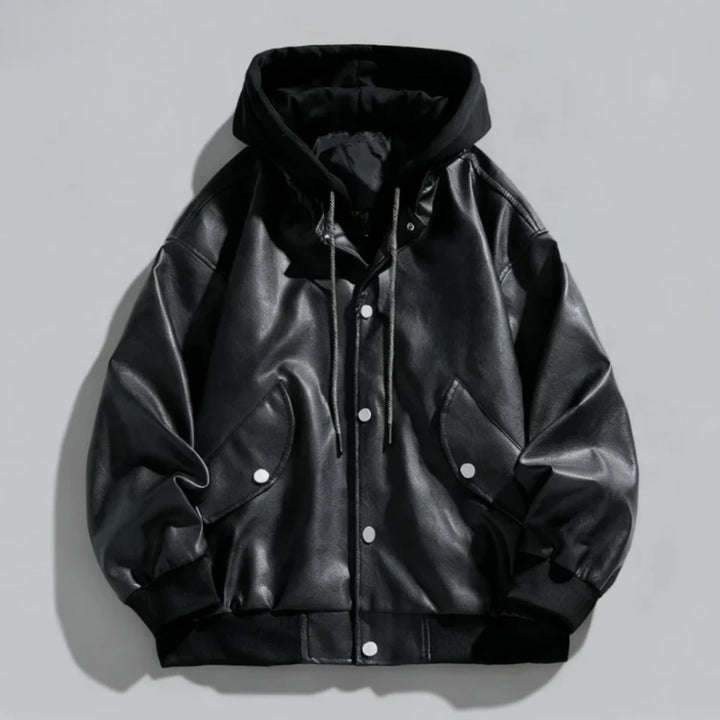 Ravaro Hooded Leather Jacket