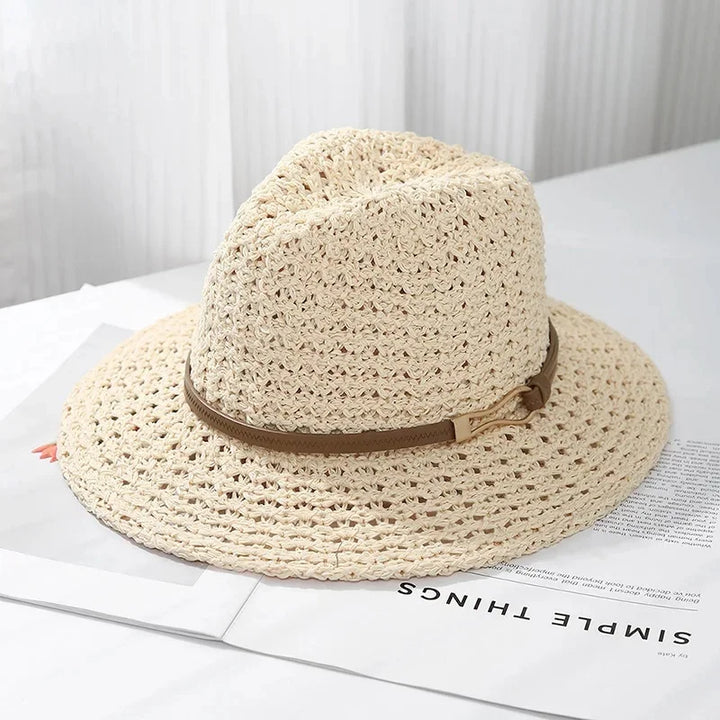 Solenne Grove Woven Fedora