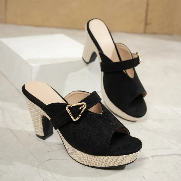 Alessia Platform Mules