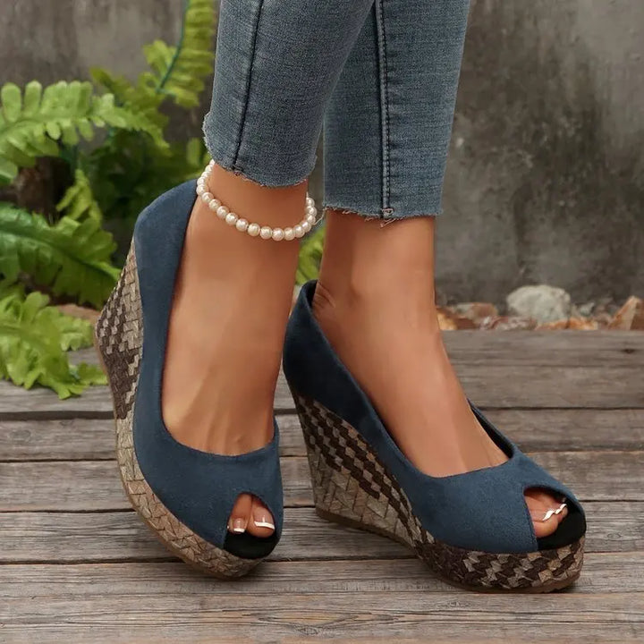 Calista Woven Wedges